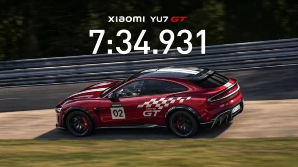 Xiaomi YU7 GT встановив рекорд Нюрбургринга: SUV обігнав Audi