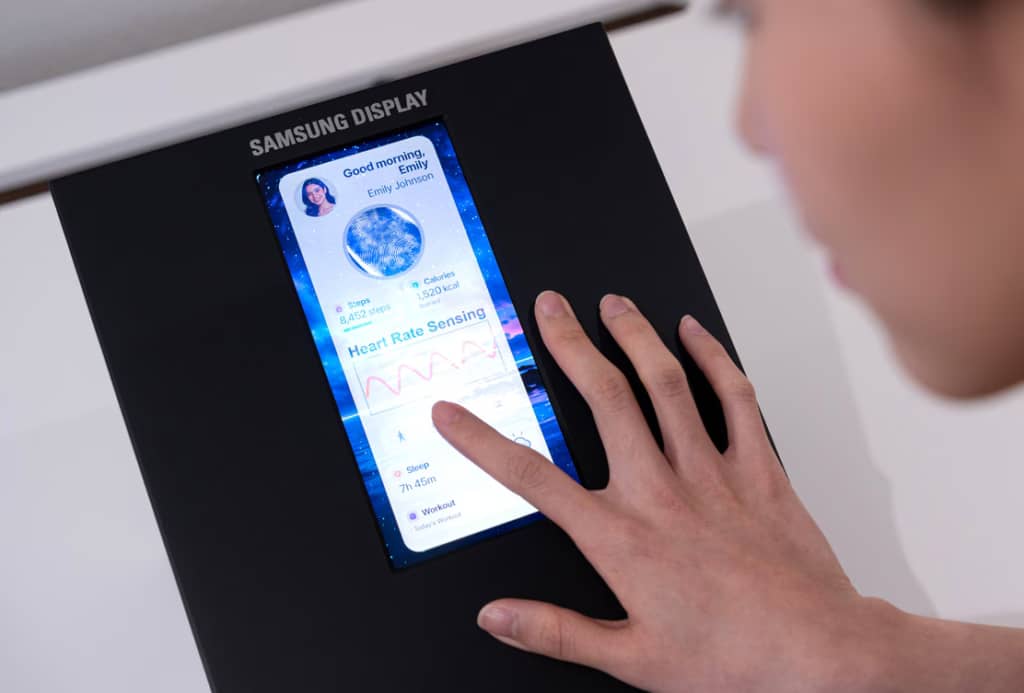 Samsung представила дисплей, який вимірює пульс і тиск