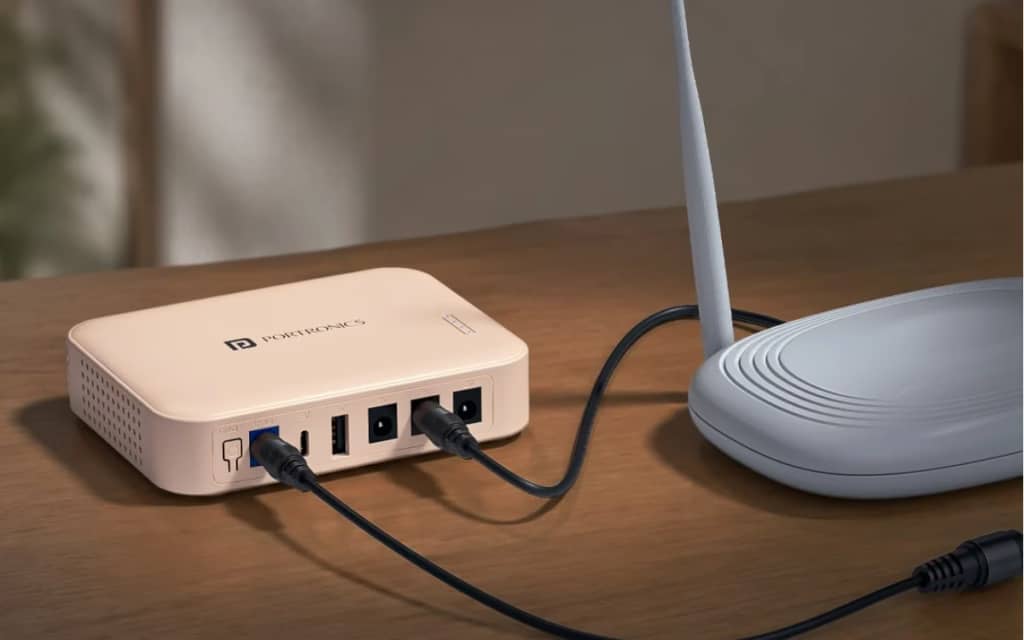 Portronics представила міні-UPS для захисту Wi-Fi під час відключень електроенергії