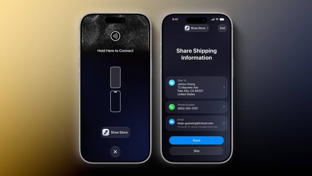 Apple додає функцію Tap to Share в iOS 27