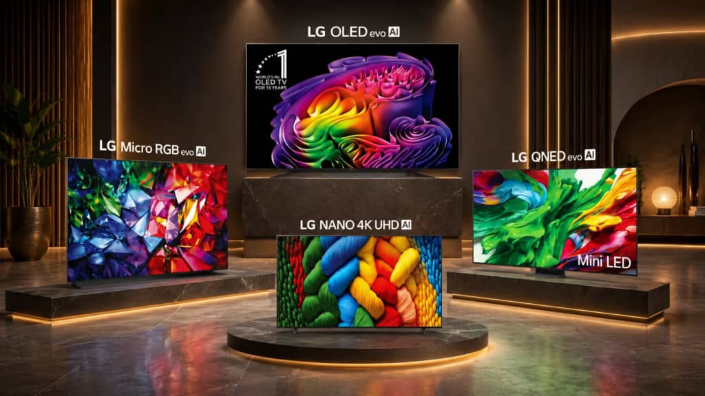 LG представила нову лінійку AI-телевізорів
