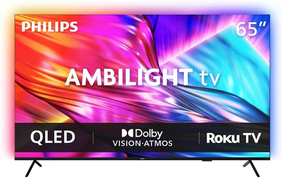 Philips представила нові QLED-телевізори з Ambilight і Roku