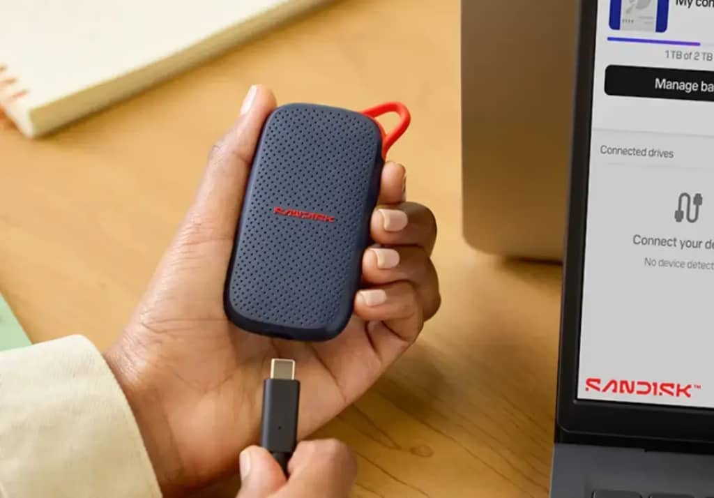 SanDisk випустила крихітний SSD, який читає дані зі швидкістю 1000 МБ/с