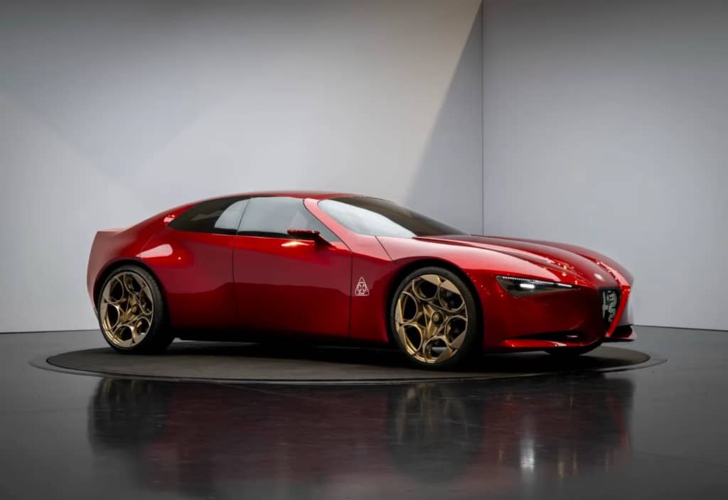 Alfa Romeo показала концепт спорткара Cuorerosso