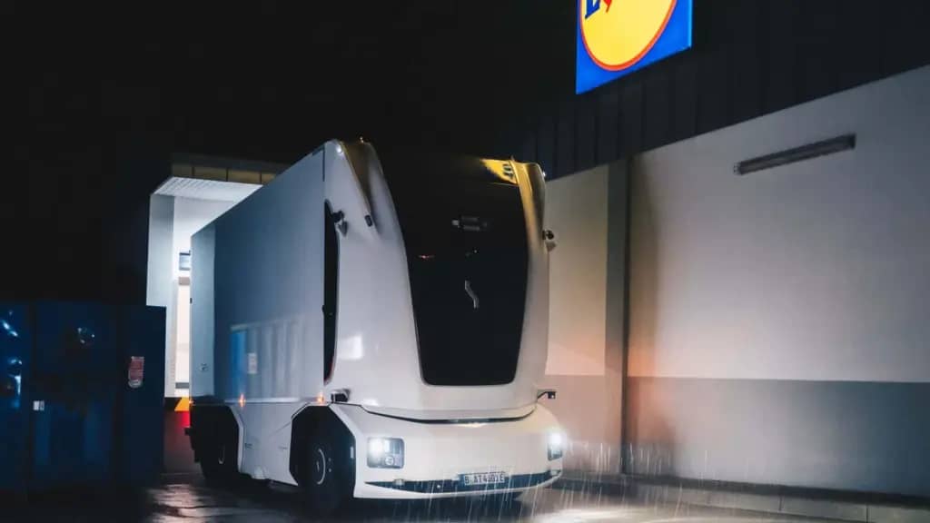 Lidl запустив першу безкабінну автономну вантажівку Einride в Німеччині