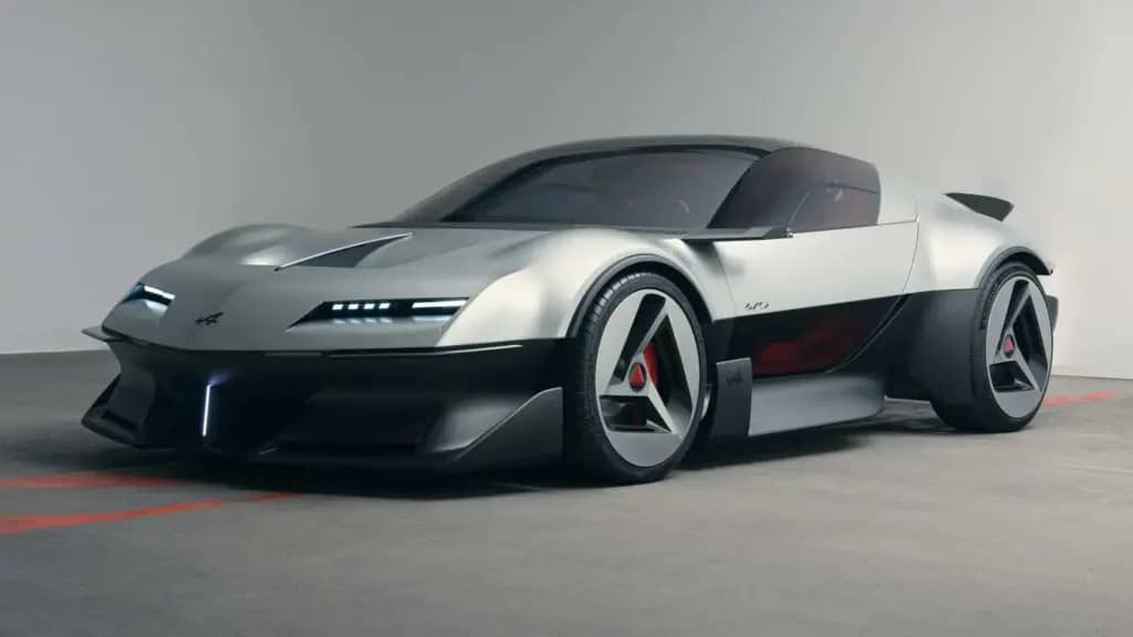 Alpine показав A310 Vision: електричне купе з “pop-down” фарами