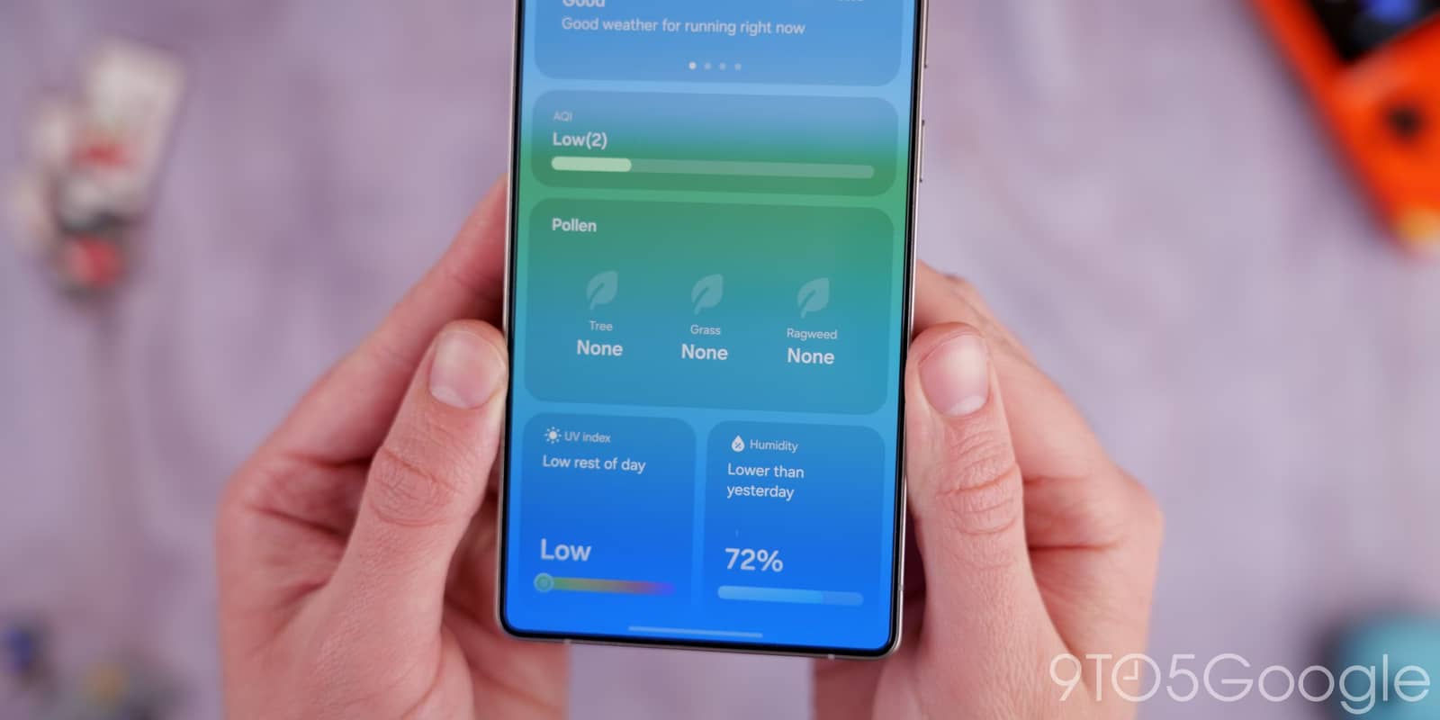 Оновлення програми погоди Samsung: нові іконки для пилку