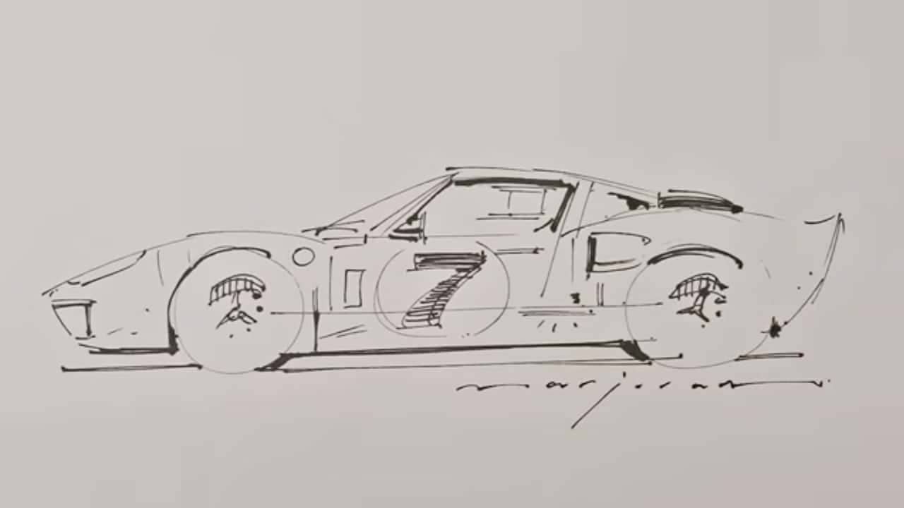 Як намалювати Ford GT40