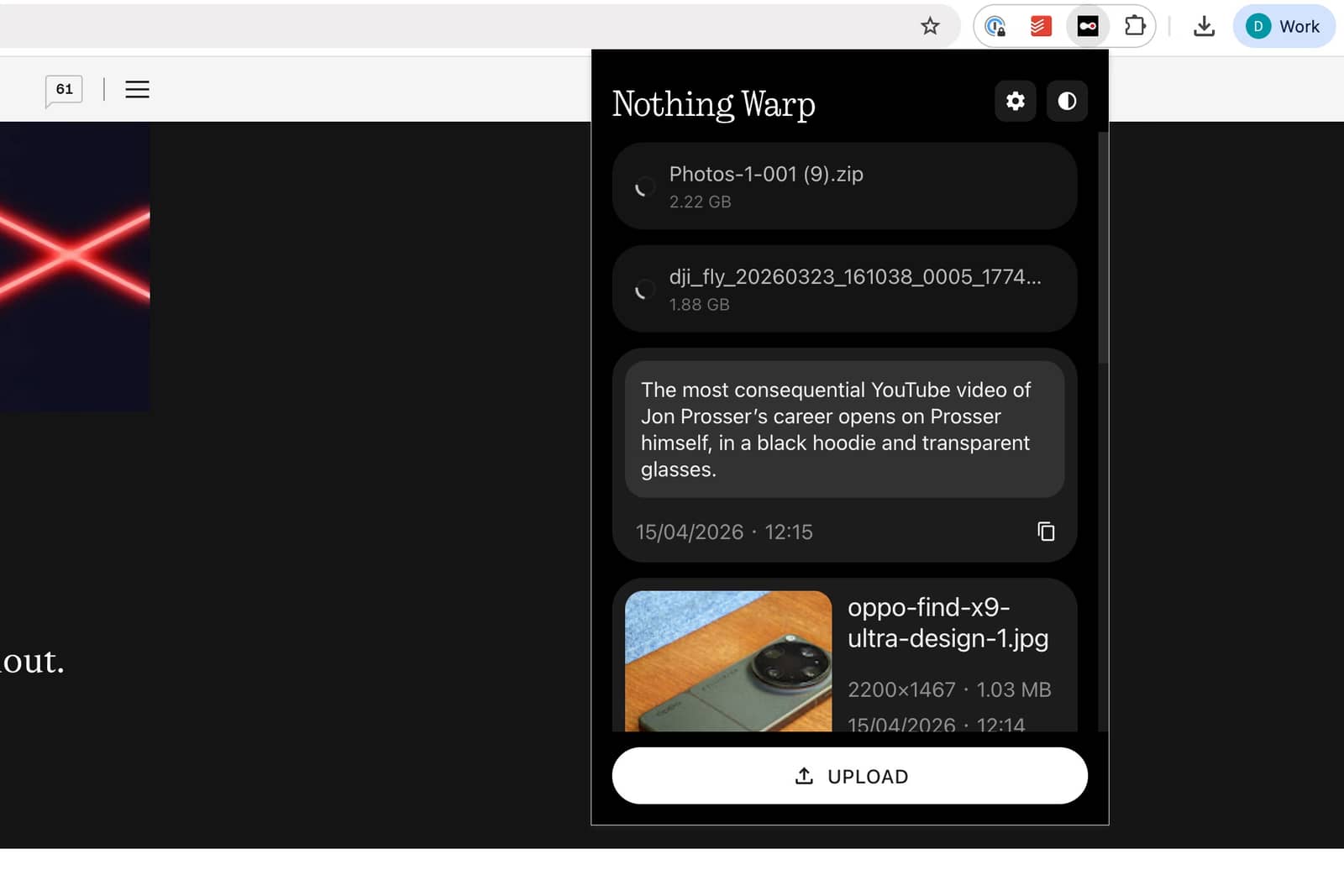 Новий додаток Warp: легкий обмін файлами між Android і Mac