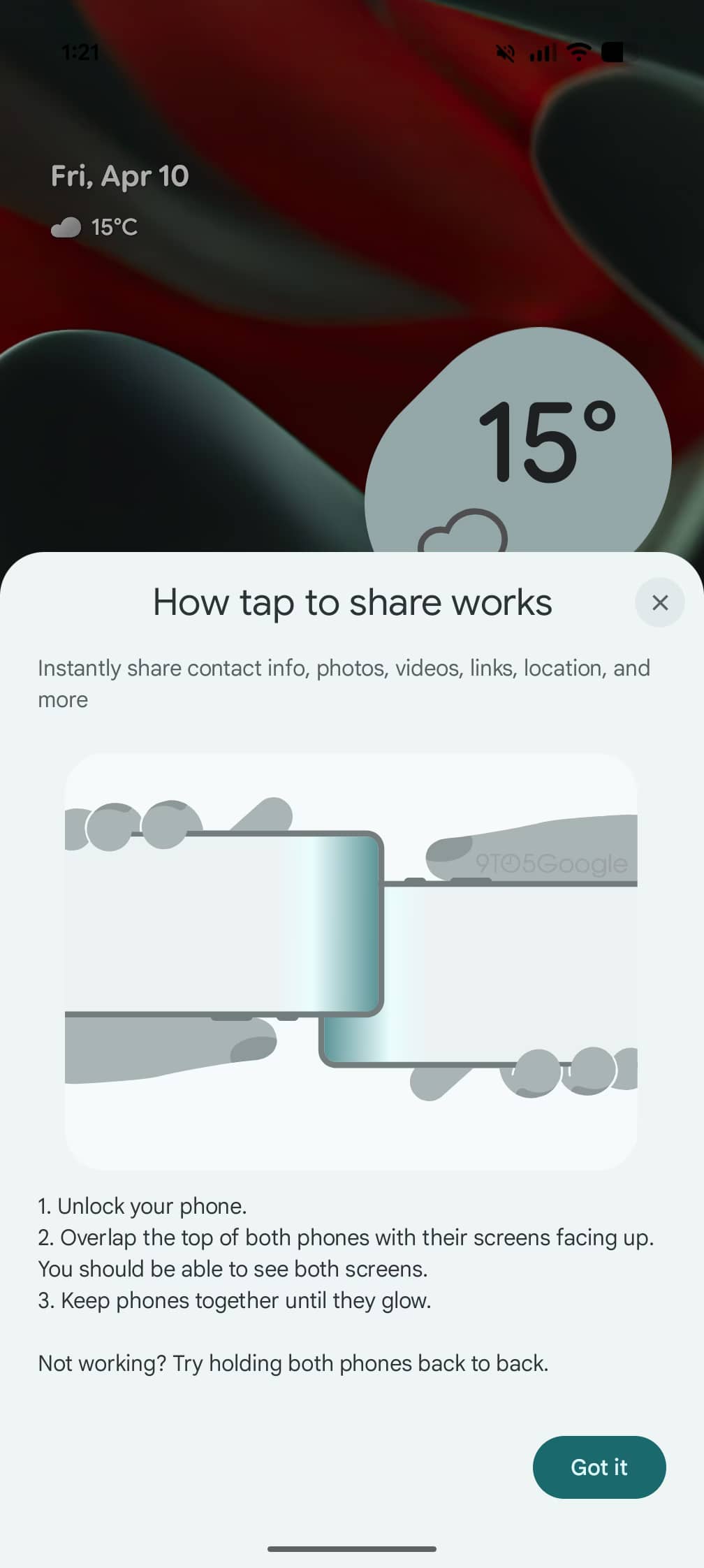 Нова функція ‘Tap to Share’ в Android: як це працює