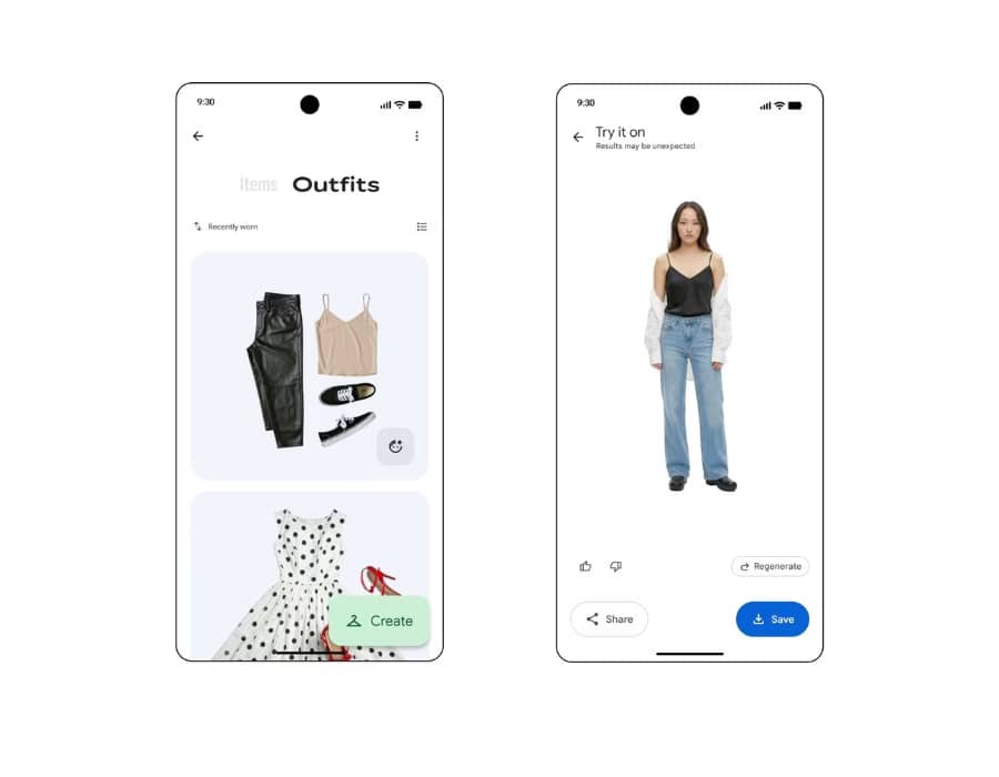 Google Photos запускає функцію віртуальної примірки одягу