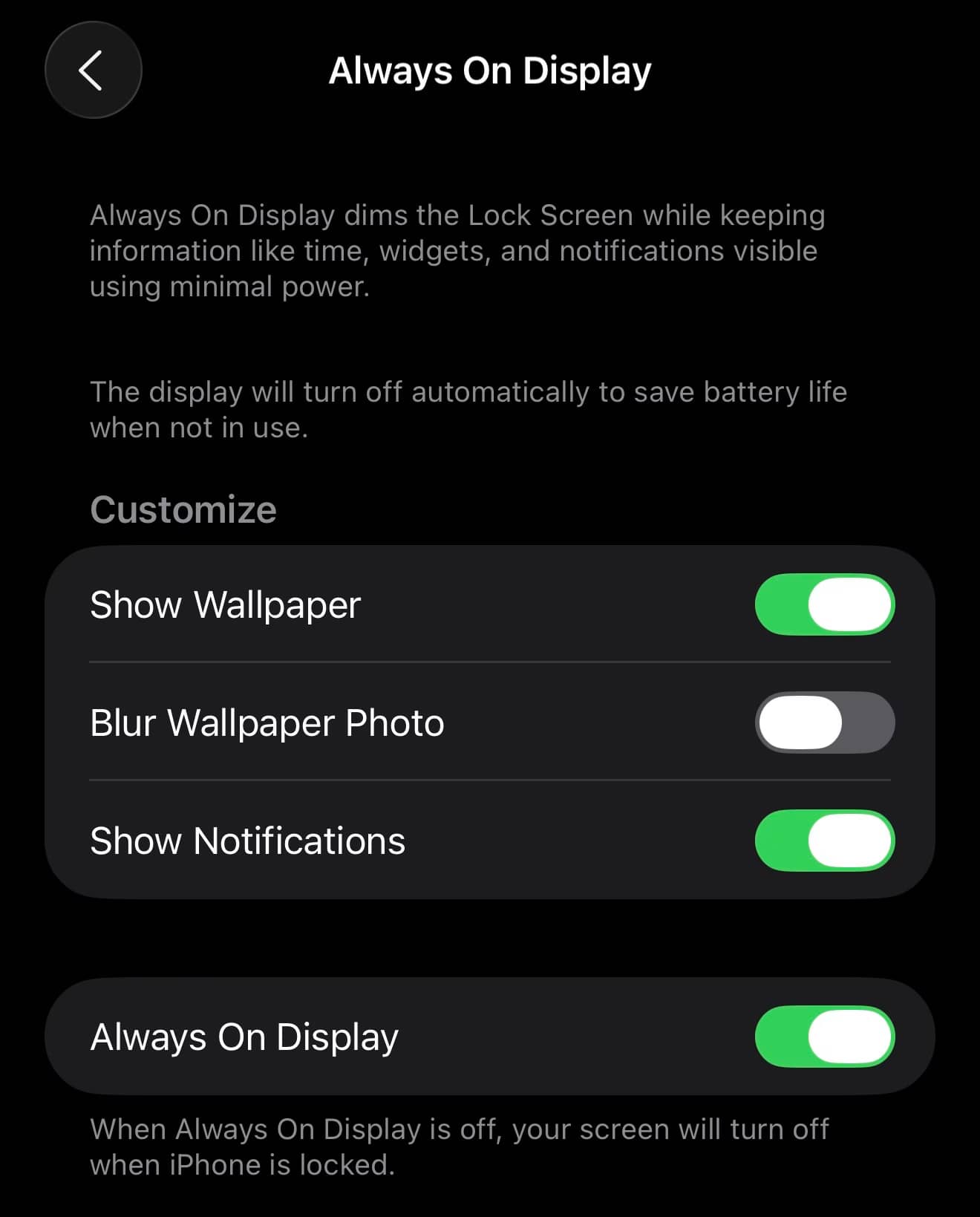 Зміни в Always On Display в iOS 26: що нового?