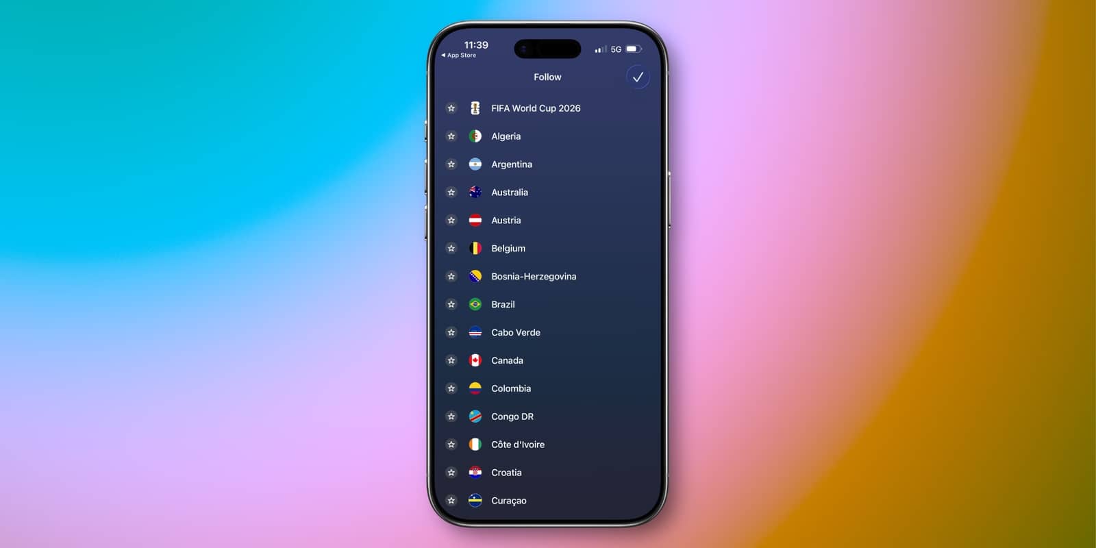 Apple Sports додаток отримав підтримку Чемпіонату світу та розширив доступність