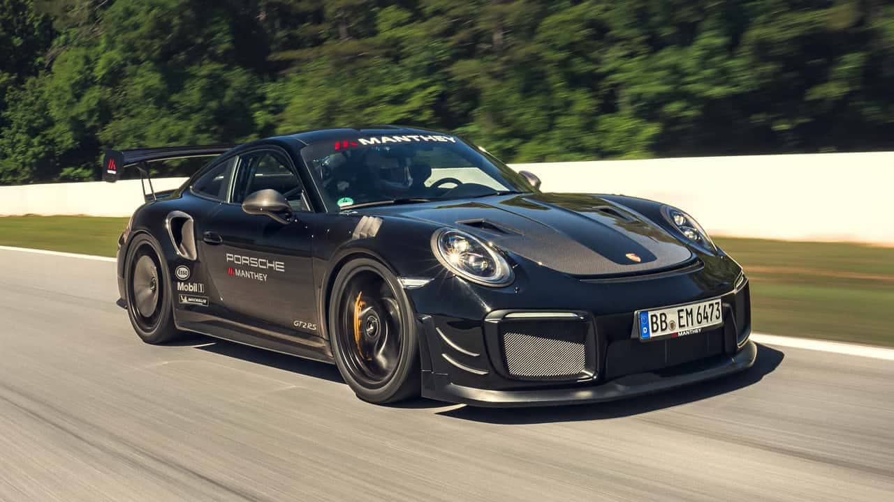 Porsche 911 GT2 RS з комплектом Manthey встановлює новий рекорд кола