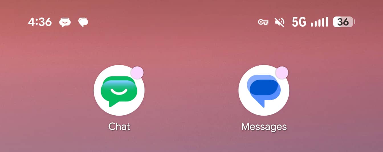 Google Chat оновив іконку, щоб виглядати менш схожою на Google Messages