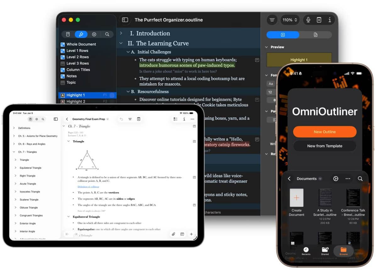OmniOutliner 6.2 тепер доступний на 11 мовах