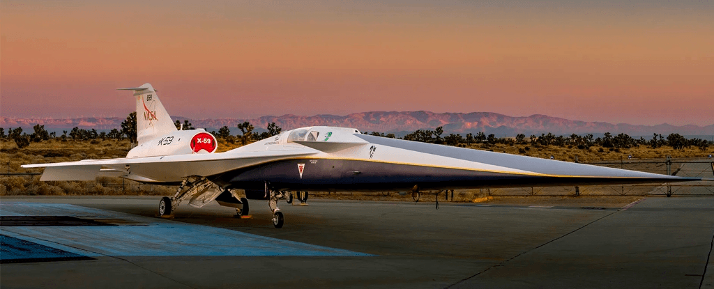 NASA представило неймовірний X-59: унікальний експериментальний надзвуковий реактивний літак
