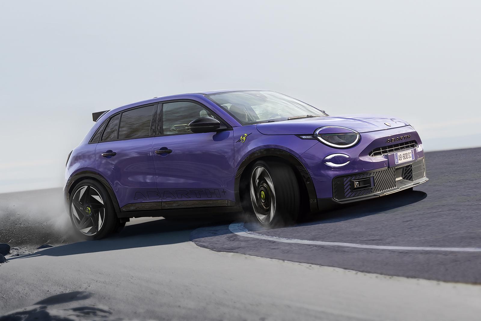 Потужний електричний Abarth 600e розсекречено до прем’єри