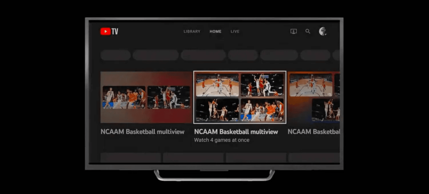 YouTube TV додає функцію “Створити мультиперегляд”, щоб ви могли вибрати чотири гри для перегляду одночасно