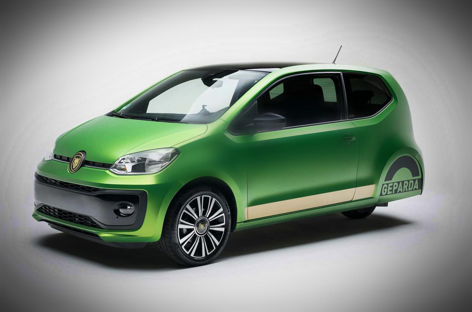 Хетчбек Volkswagen up! перетворили на трицикл для підлітків