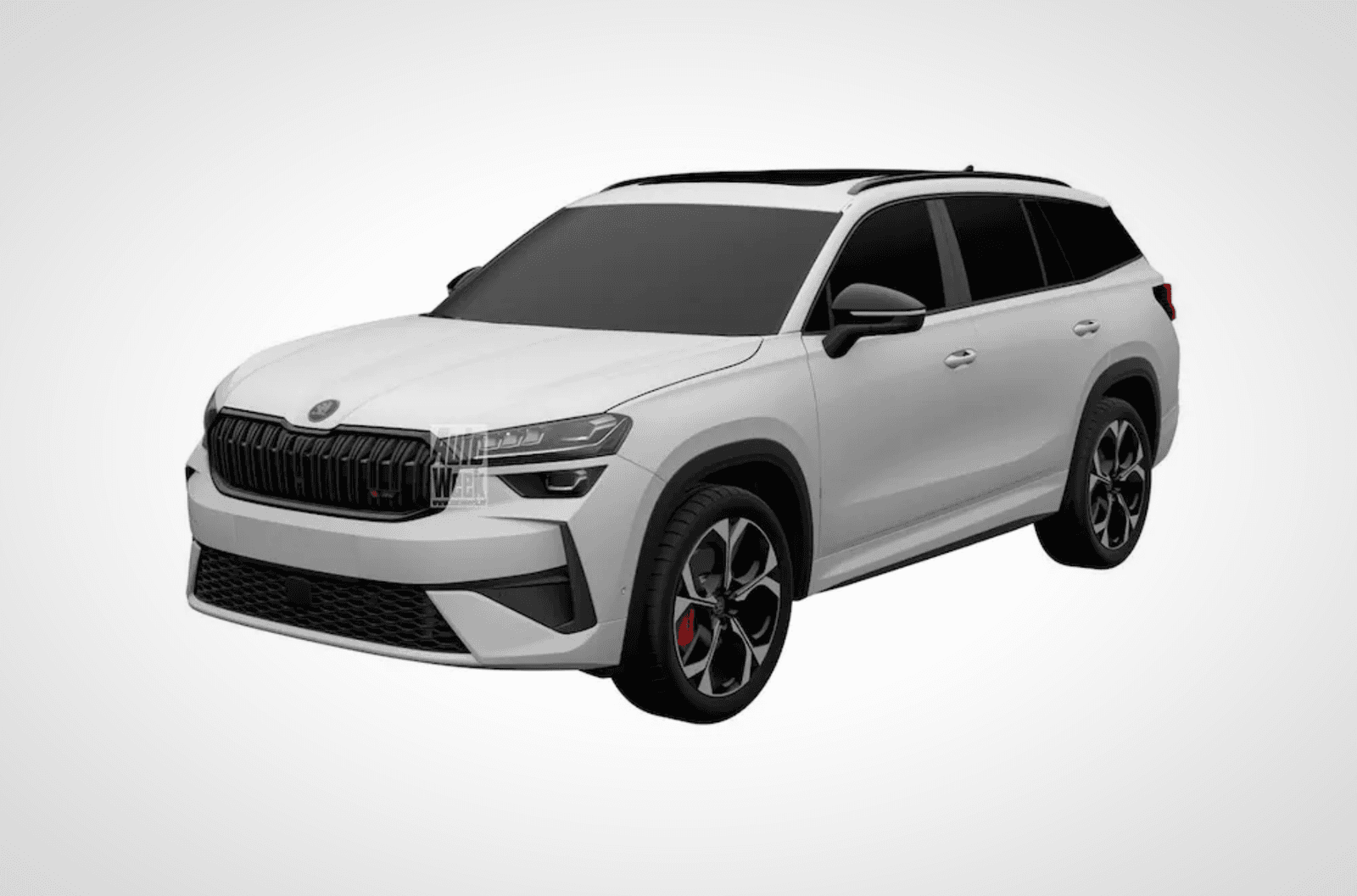 Розкрито зовнішність “зарядженого” Skoda Kodiaq RS