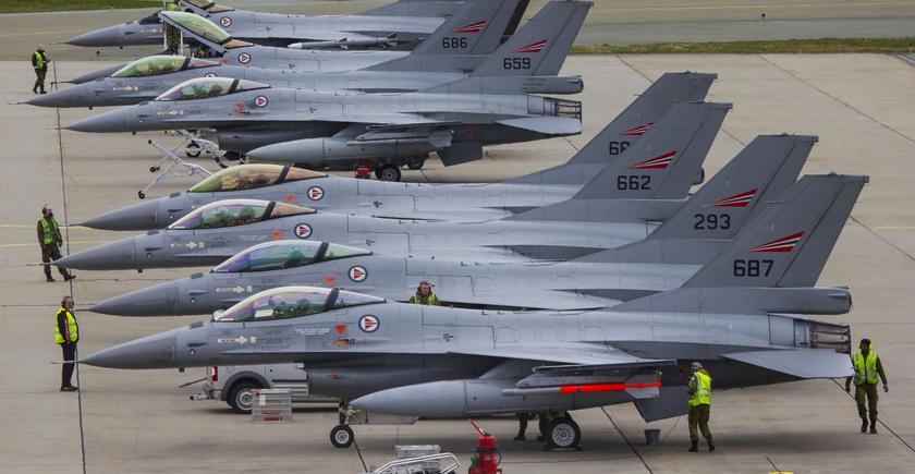 Норвегія збирається відправити Україні 22 винищувачі F-16 Fighting Falcon