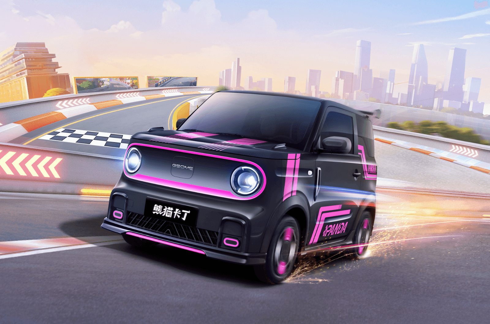 Ультрабюджетний Geely Panda отримав варіант із великим антикрилом (Фото)