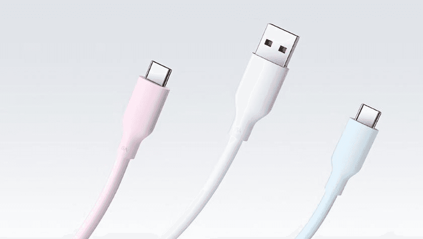 Xiaomi випустила 2-метровий силіконовий кабель USB-A до USB-C з підтримкою зарядки 120 Вт
