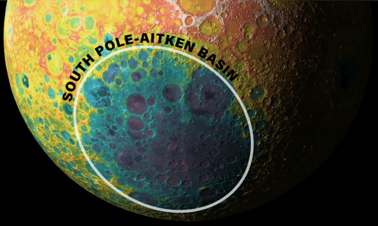 Вчені знайшли докази великих вулканічних подій на Місяці, пов’язаних з гігантським кратером