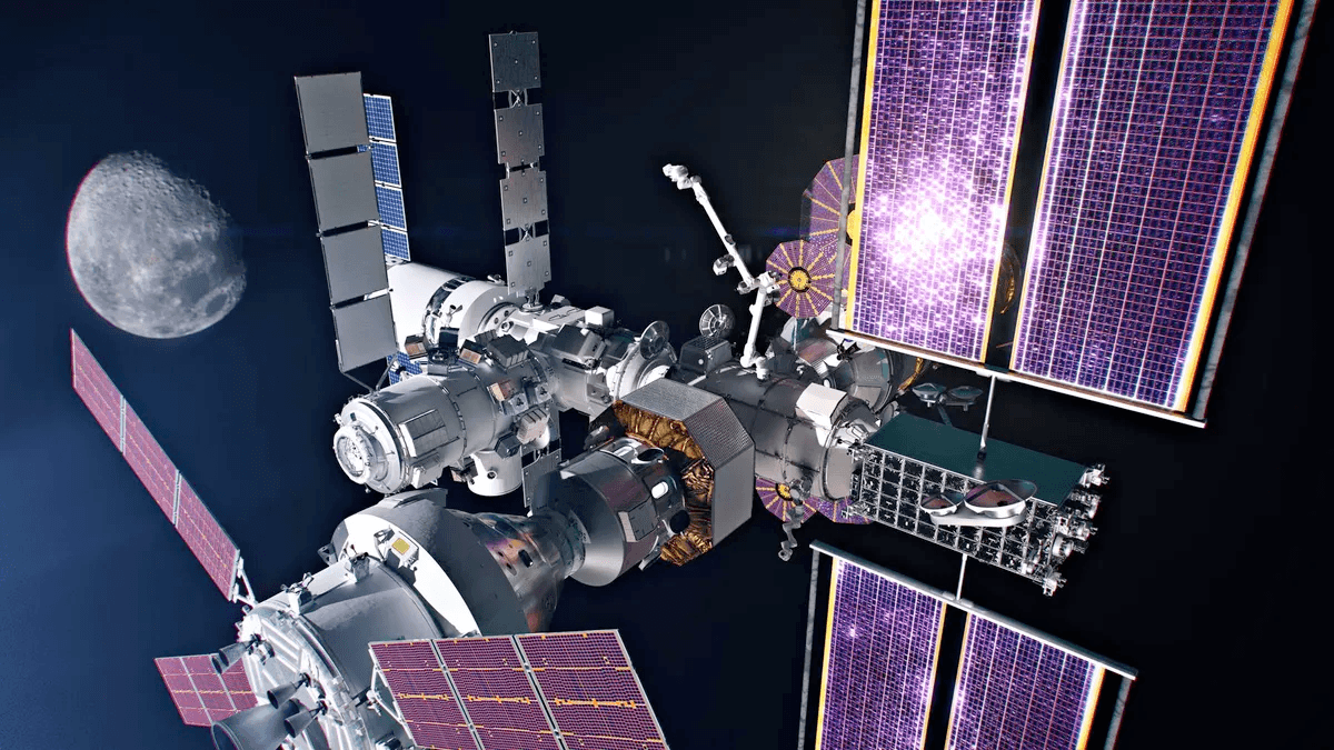 NASA показало перший погляд на свою космічну станцію на орбіті Місяця у новій 3D-візуалізації