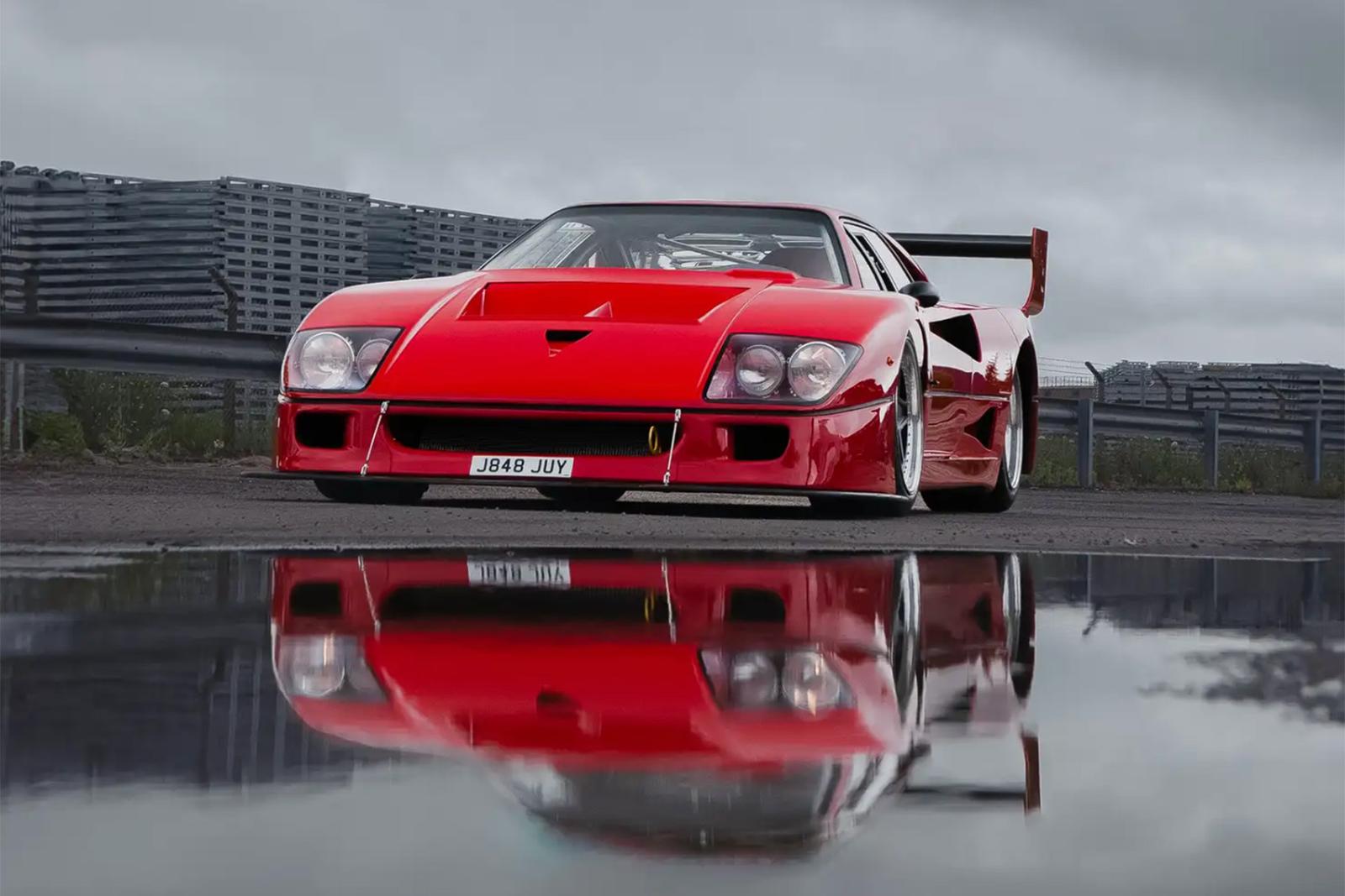 У продажу з’явився єдиний у світі суперкар Ferrari F40, обладнаний двигуном V12