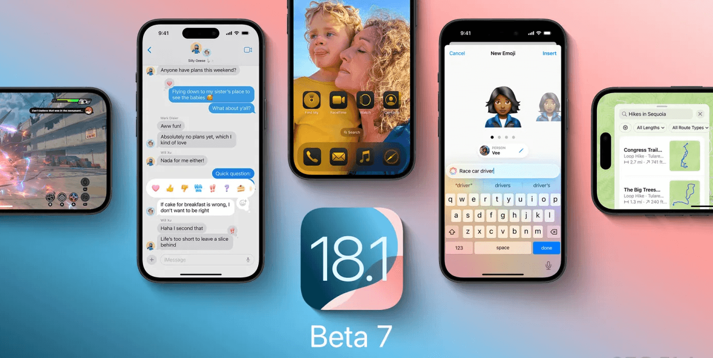 Apple випустила iOS 18.1 beta 7 напередодні публічного запуску
