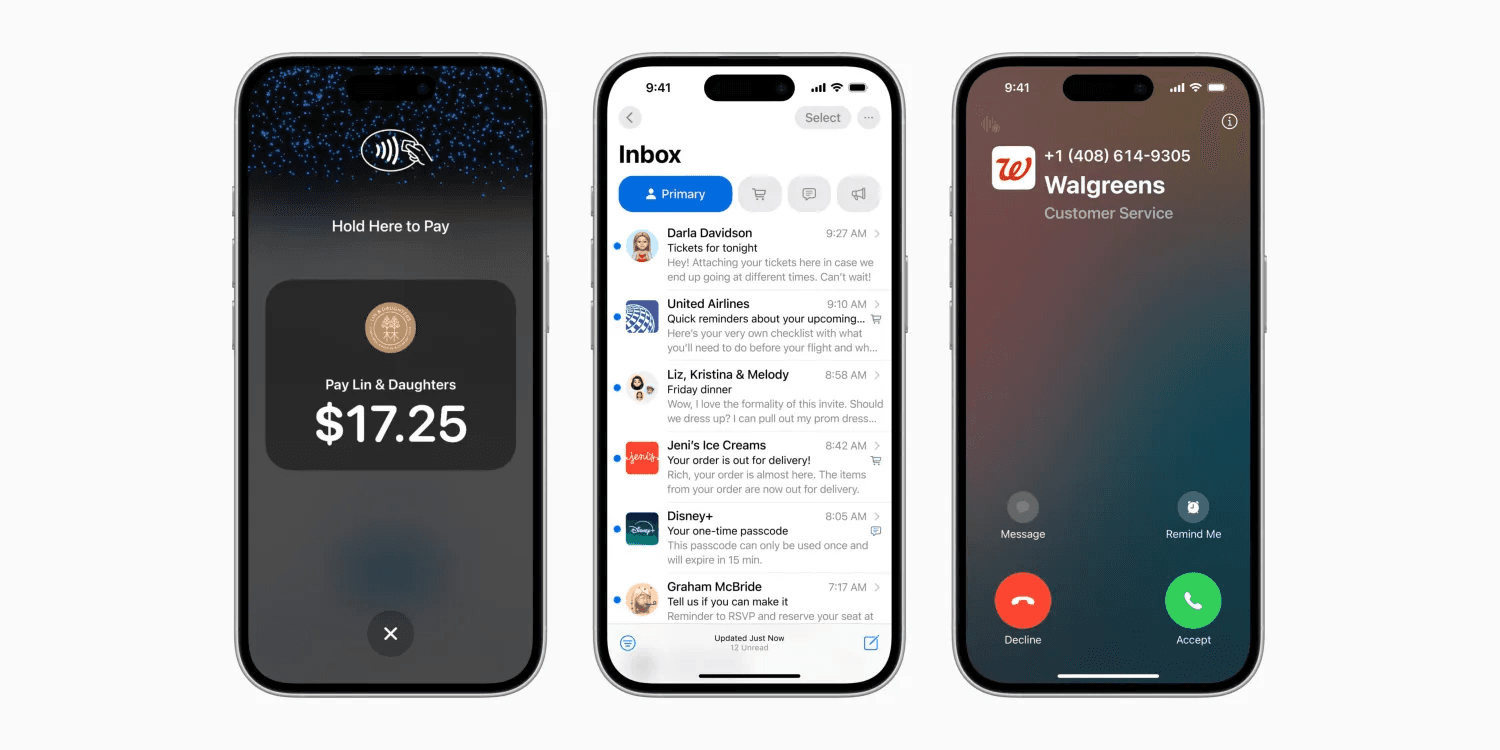 Apple презентувала нові функції iPhone, включаючи розширений ідентифікатор абонента для бізнесу та логотипи брендів у пошті