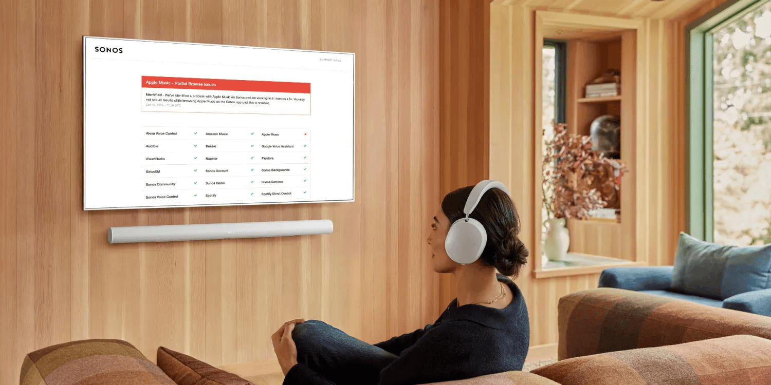 Sonos підтверджує “серйозний збій”, що вплинув на інтеграцію з Apple Music