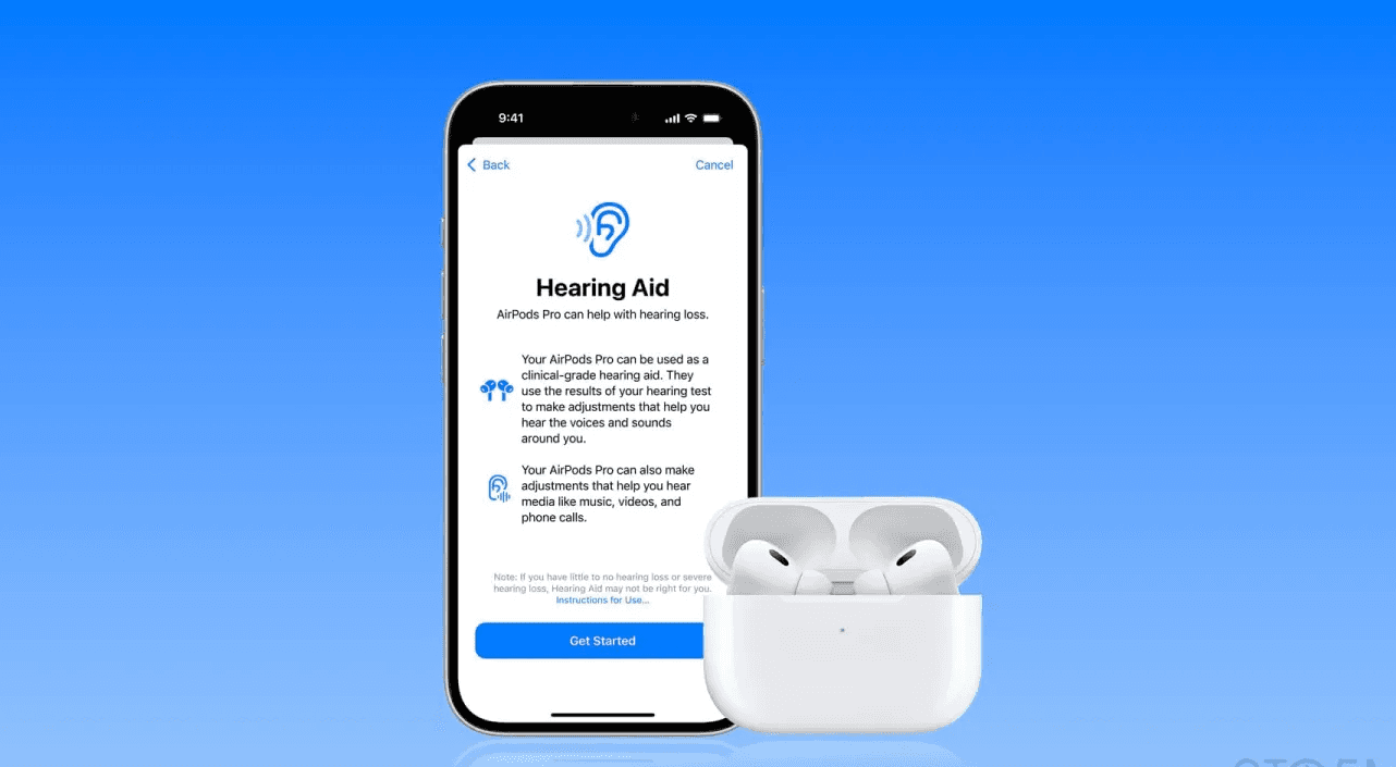 Як користуватися слуховим апаратом AirPods та перевіряти слух