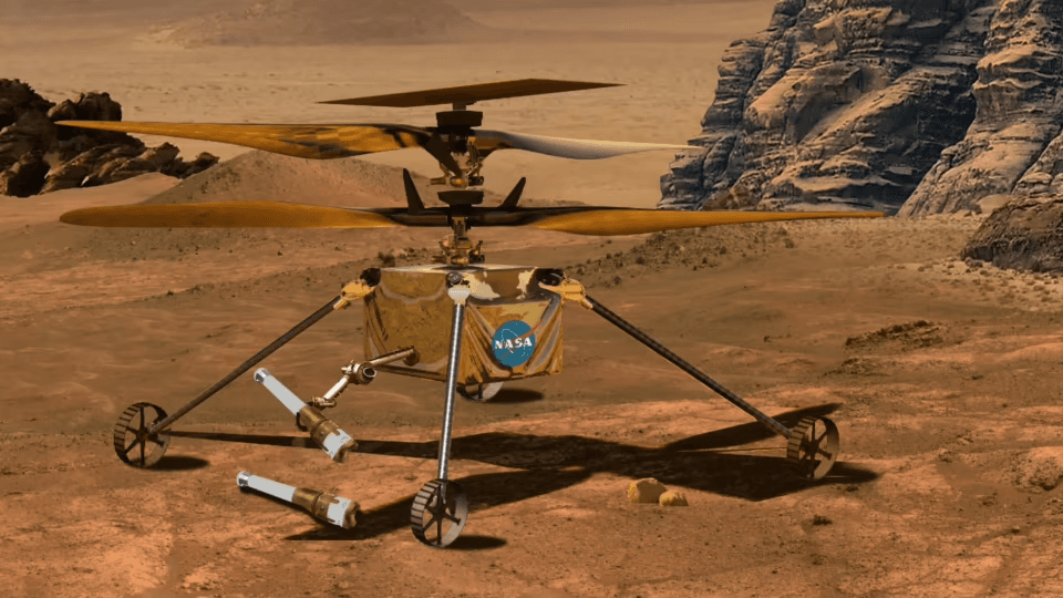 Вчені NASA створять революційний дрон, що приземлятиметься на Марс з орбіти планети