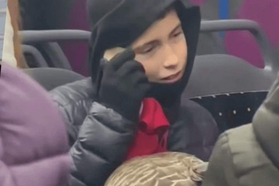 “Аби пережив Різдво”: відео з хлопчиком і гусаком у тролейбусі потішило мережу