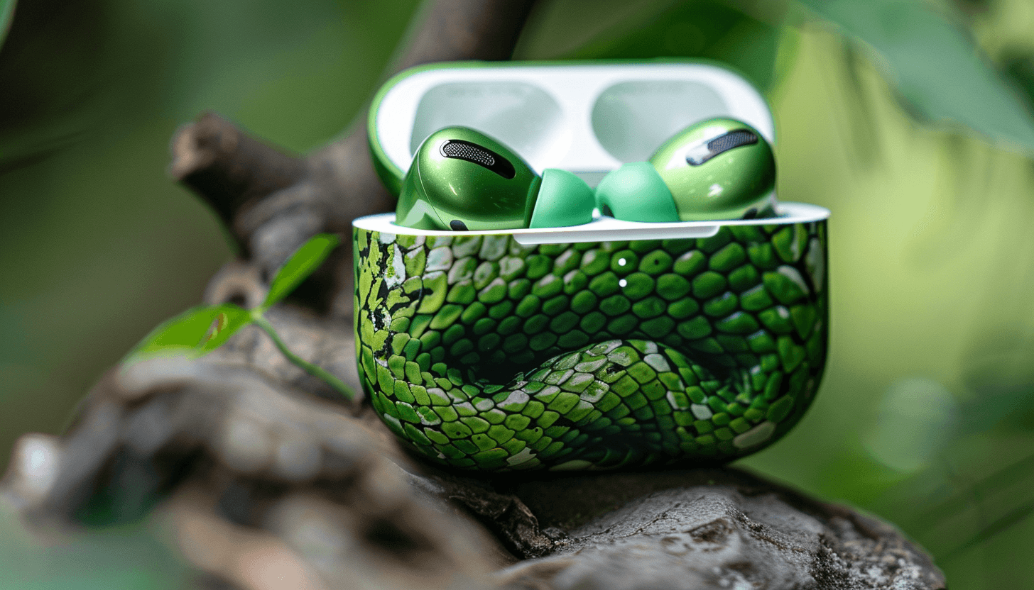 Ексклюзивні AirPods 4: унікальний дизайн до року Змії