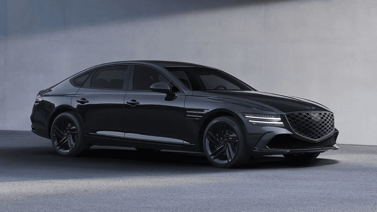 Genesis G80 Black: Оновлена модель елегантного чорного кольору