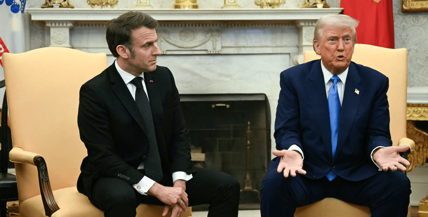 Українці відреагували на зустріч Макрона та Трампа мемами (Фото)
