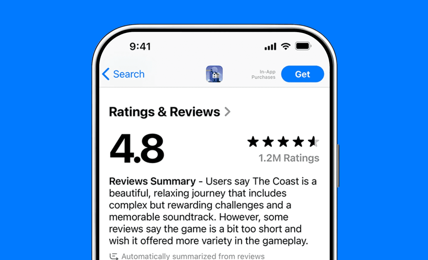 Apple додає підсумки відгуків до App Store з iOS 18.4