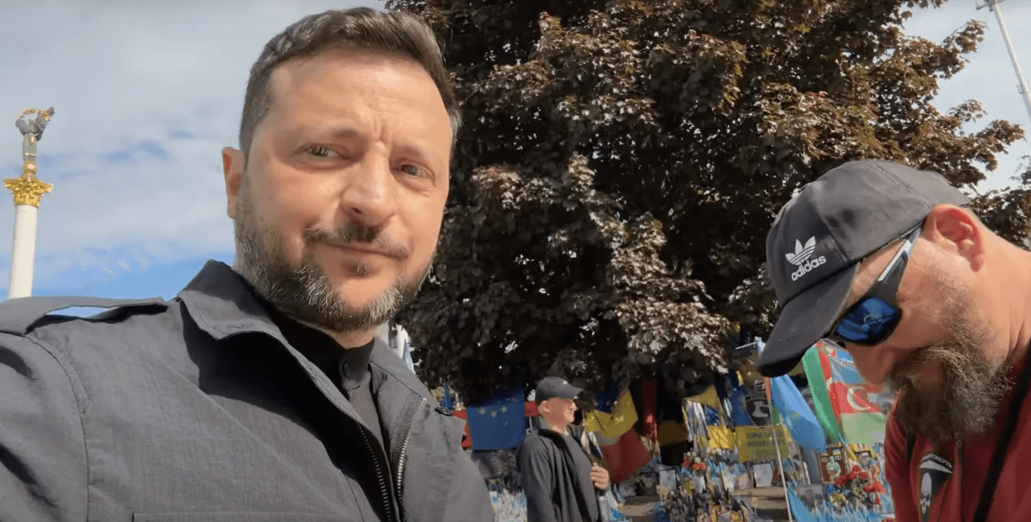 До Зеленського на Хрещатику намагався прорватись “майбутній депутат Борисполя” (Відео)