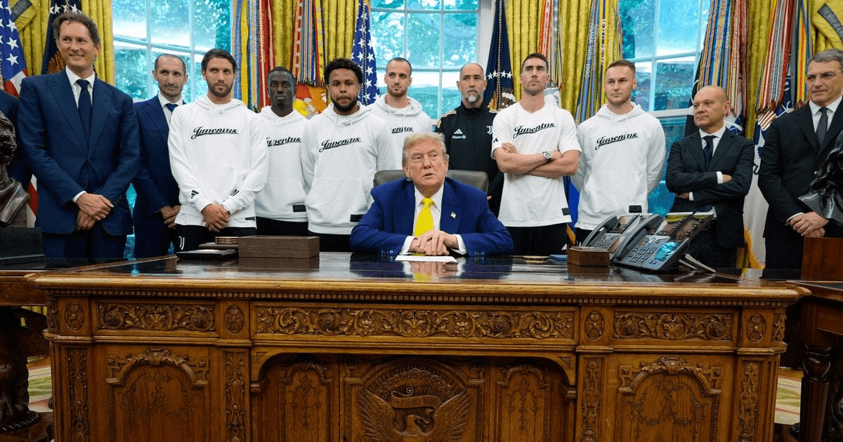 Трамп зустрівся з футболістами “Ювентуса” в Овальному кабінеті: Мережа вибухнула мемами