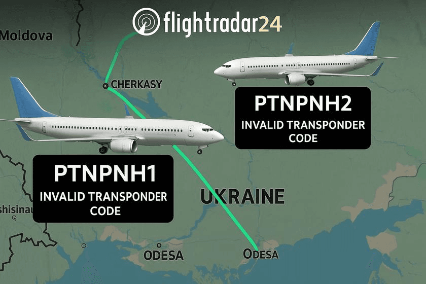 Загадкові літаки з позивними PTNPNH1 і PTNPNH2 з’явилися в небі над Україною