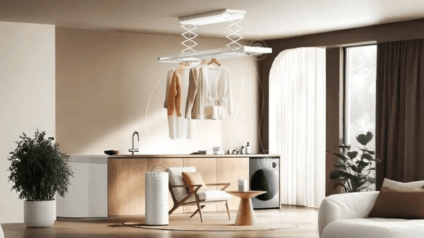 Xiaomi представила нову стельову сушарку для одягу Mijia Smart Clothes Dryer 2 Pro