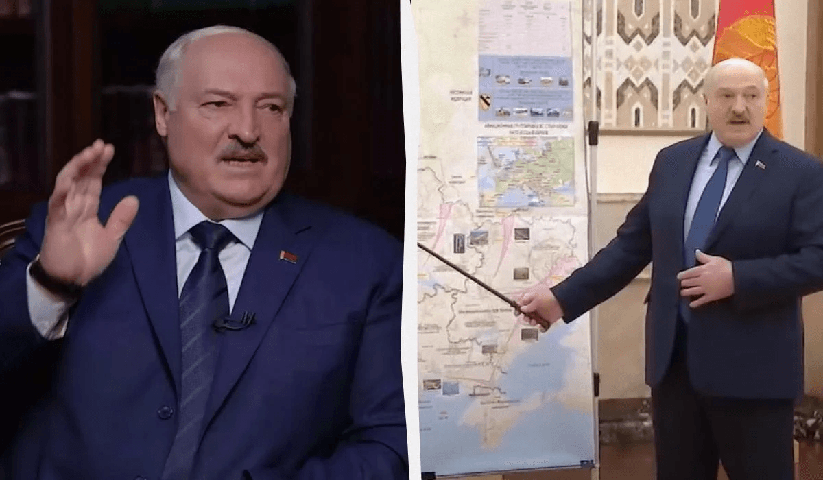 Лукашенко зруйнував мем “А я зараз покажу, звідки на Білорусь готувався напад” (Відео)