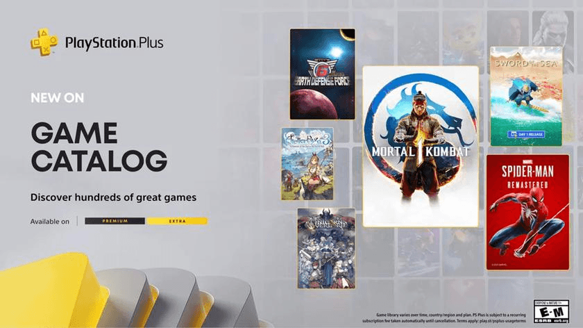 PlayStation Plus Extra та Premium: ігри серпня — Mortal Kombat 1, Spider-Man, Sword of the Sea та інші