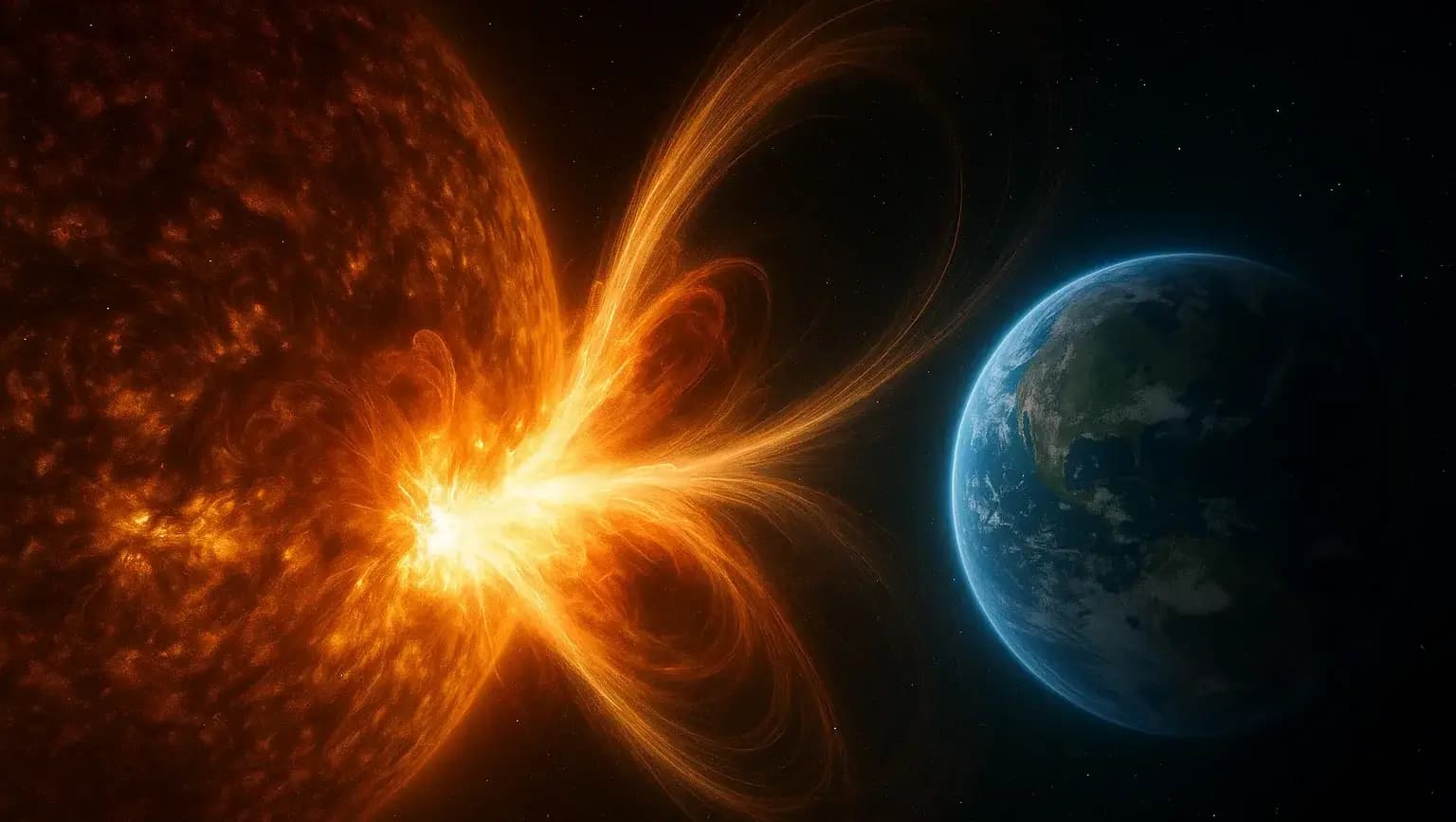Потужні спалахи на Сонці: до Землі летять чотири потоки плазми — очікується геомагнітна буря
