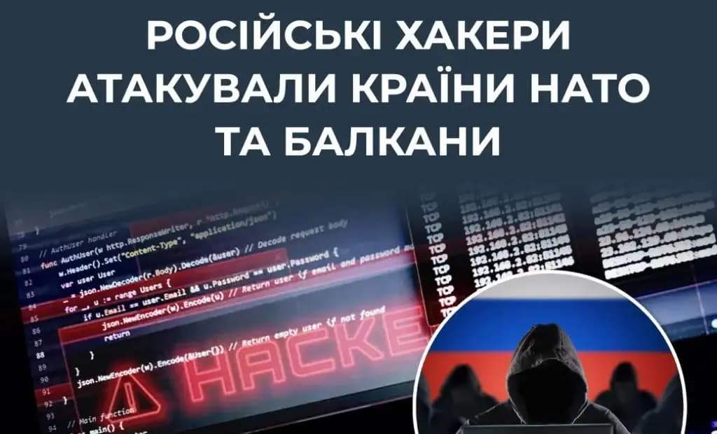 Хакери рф атакували 280+ поштових акаунтів у країнах НАТО та Балкан