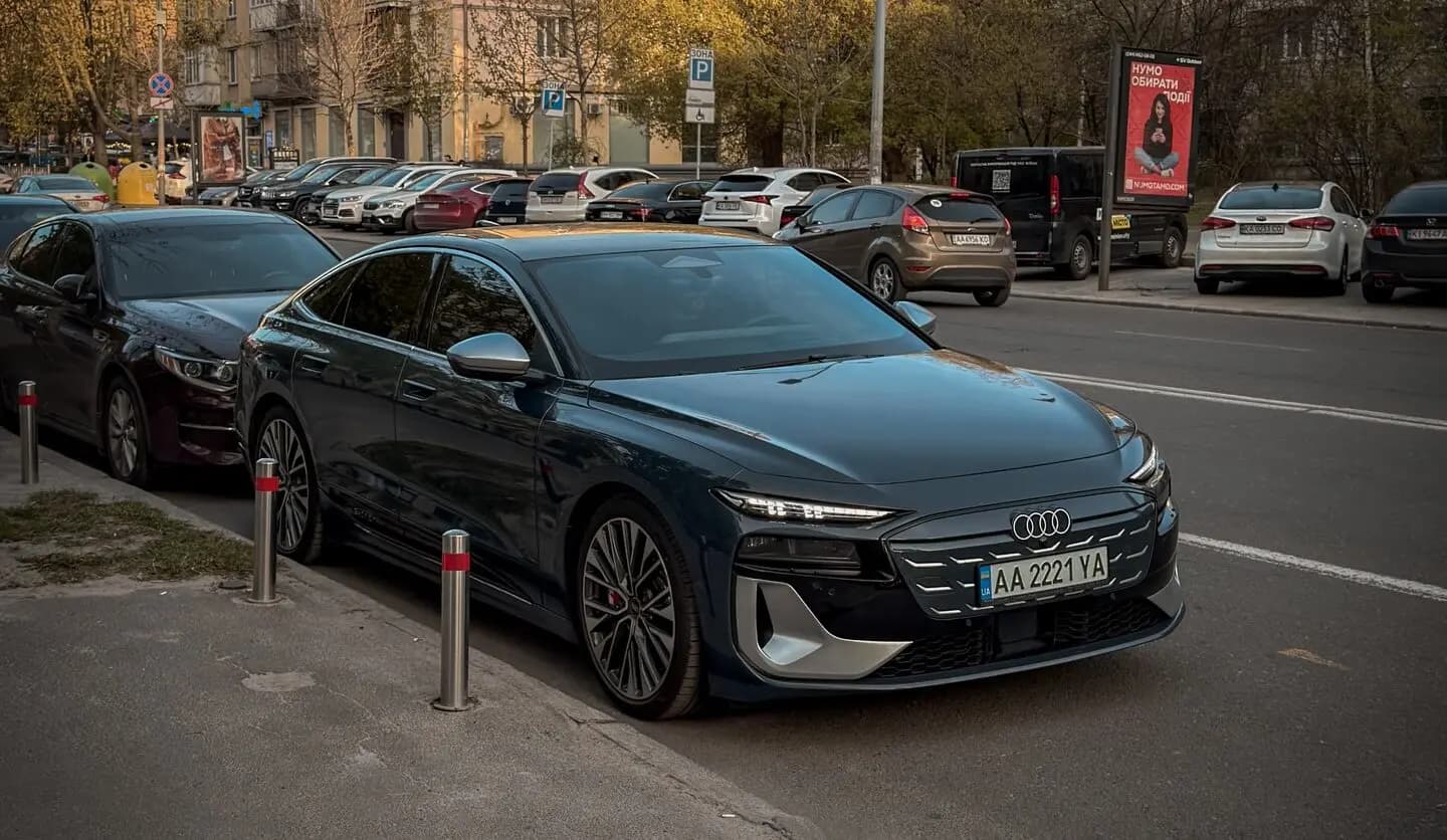У Києві вперше помітили електричний Audi S6 Sportback